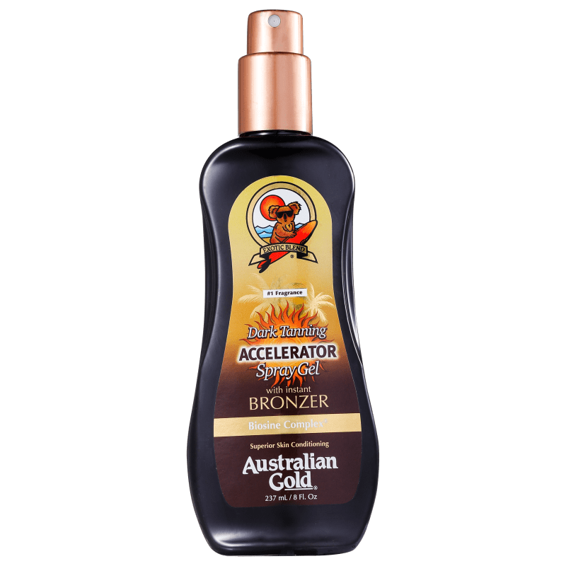 Australian Gold Dark Tanning Accelerator Spray With Instant Bronzer - Spray Bronzeador 237ml