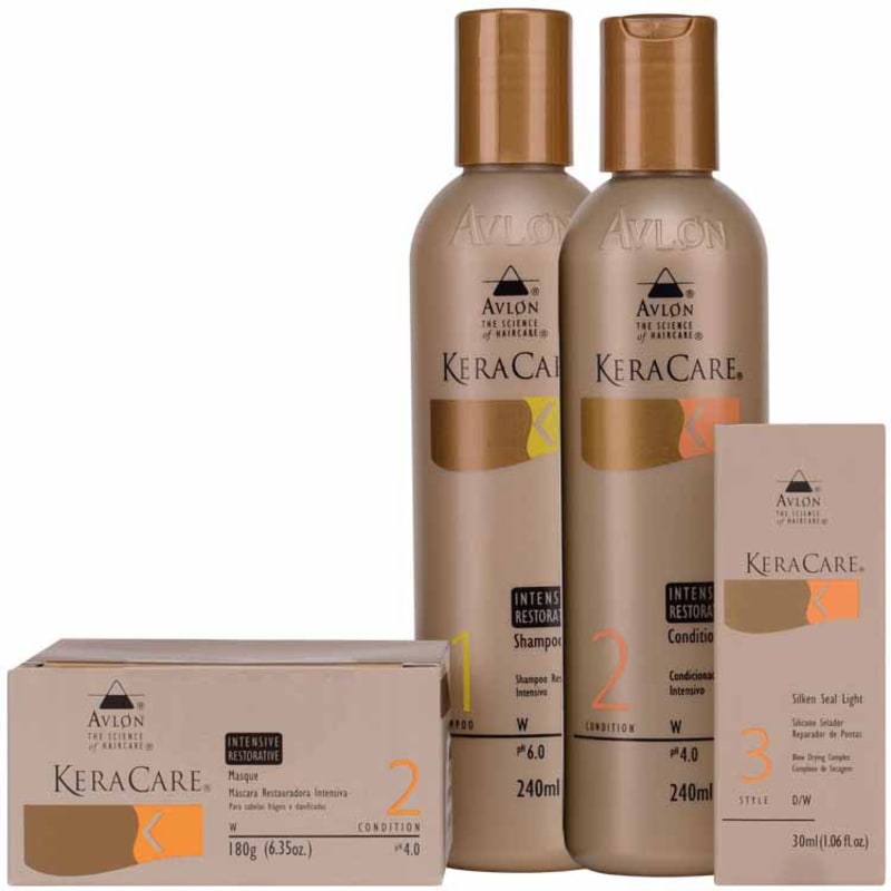 Avlon Keracare Intensive Restorative Kit Edição Limitada (3 Produtos + 1 Grátis)