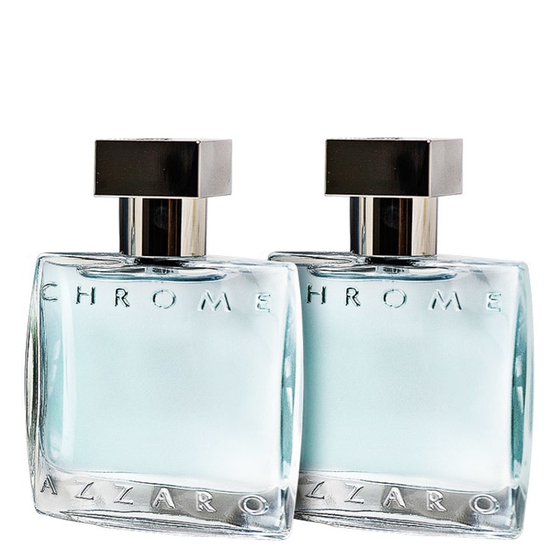 Conjunto Chrome Azzaro Masculino - Eau de Toilette 2x30ml