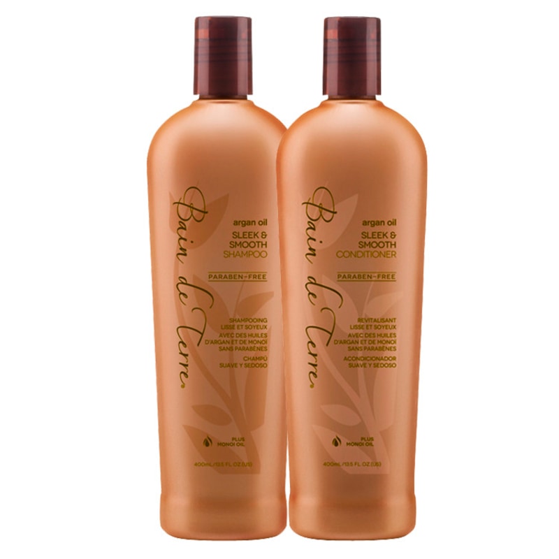Bain de Terre Argan Oil Sleek & Smooth Duo Kit (2 Produtos)