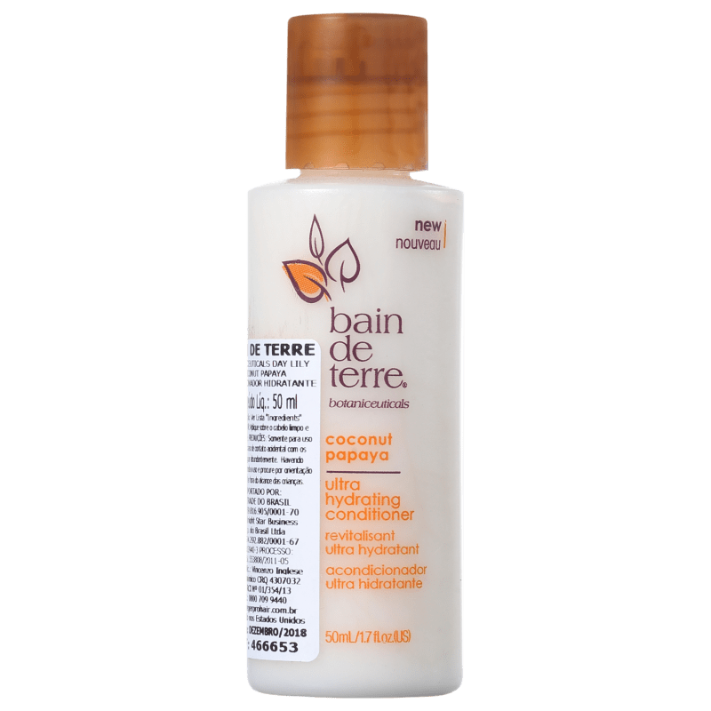 Bain De Terre Coconut Papaya Ultra Hydrating Conditioner - Condicionador 50ml