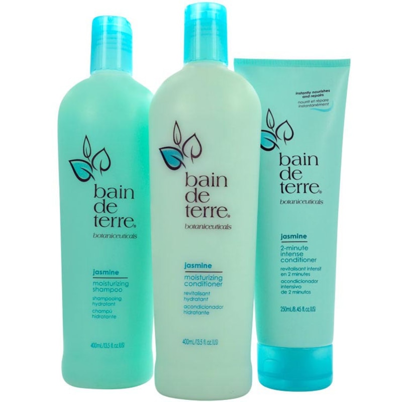 Bain de Terre Jasmine Intense Moisture Kit (3 Produtos)