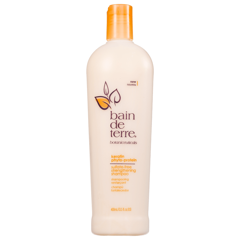 Bain de Terre Keratin Phyto-Protein Sulfate-Free Strengthening - Shampoo 400ml