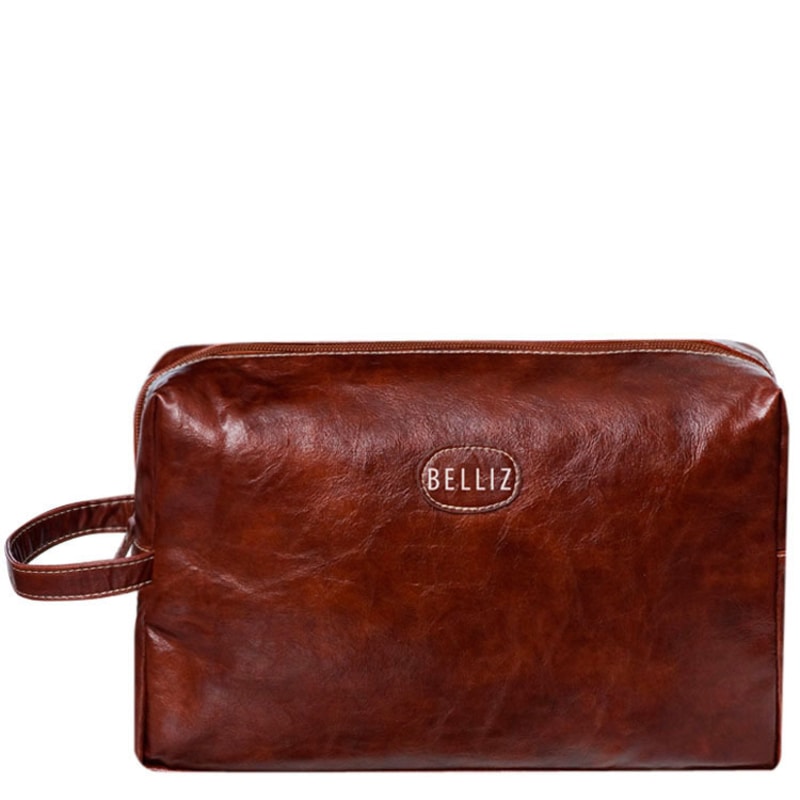 Belliz Masculina Grande - Nécessaire Marrom