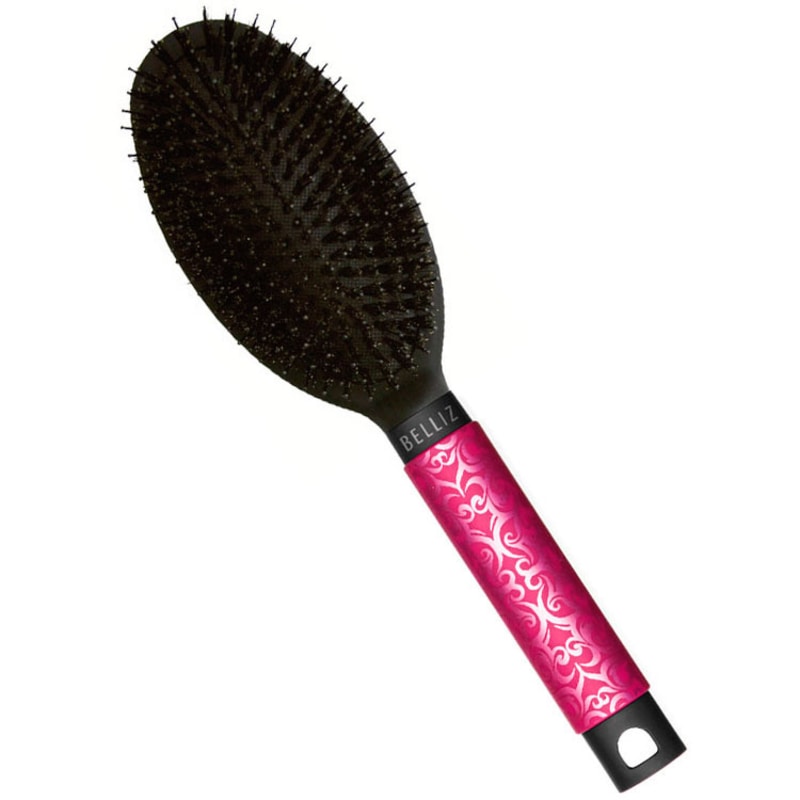 Belliz Tattooo - Escova Oval Almofadada Com Cerdas Naturais