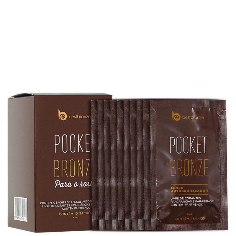 Best Bronze Pocket Bronze - Lenço Autobronzeador 10x3ml