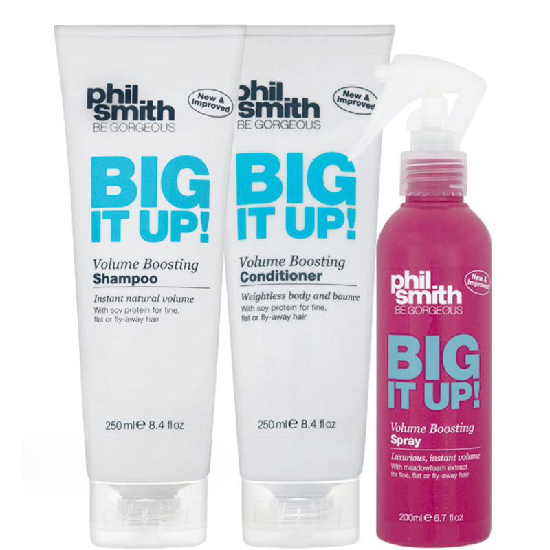 Phil Smith Big It Up Volume Boosting Spray Kit (3 Produtos)