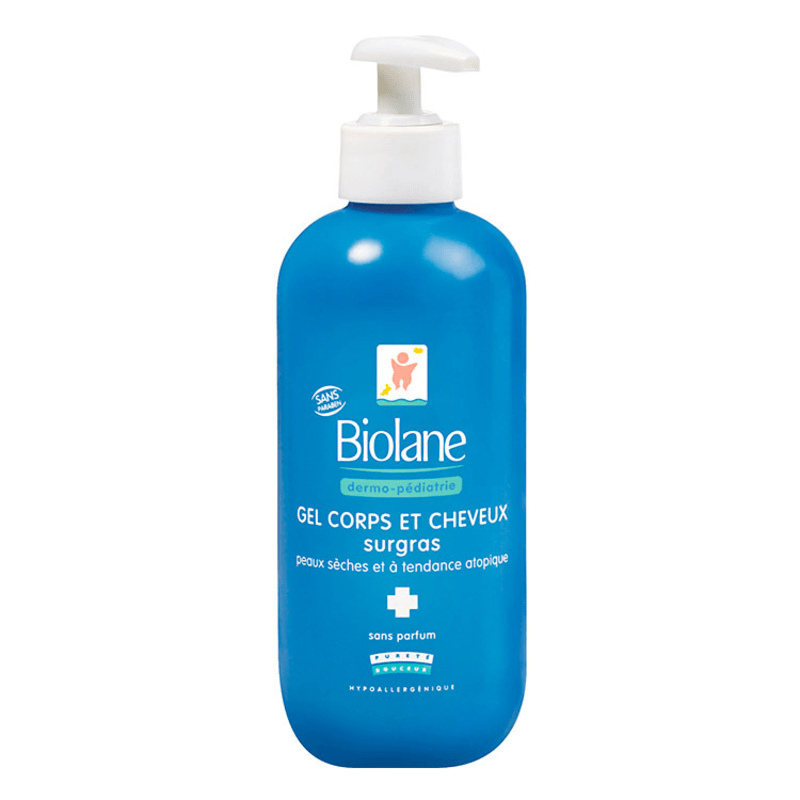 Biolane Gel Corps Et Cheveux Surgras - Gel de Limpeza 350ml