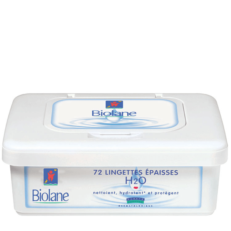 Biolane Lingettes Épaisses H2O - Lenços de Limpeza 72un.