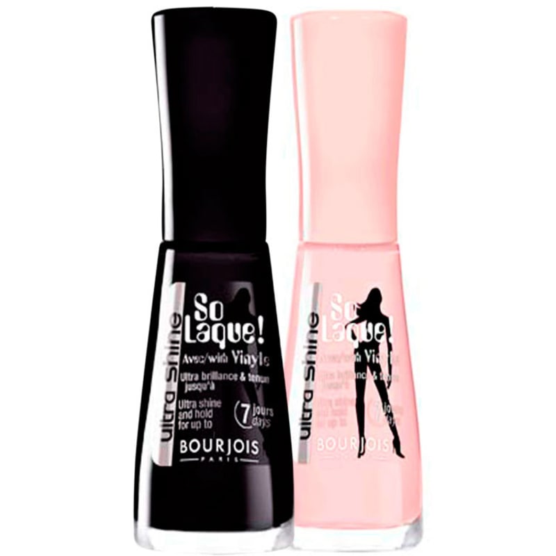 Kit Bourjois So Laque Ultra Shine Noir Lounge de Esmaltes (2 produtos)