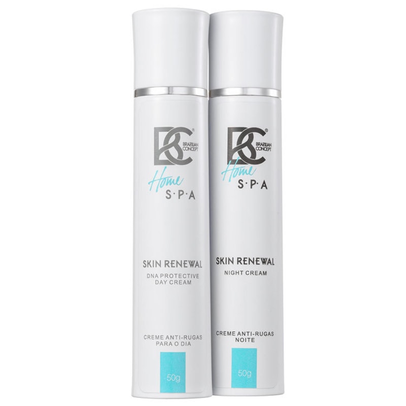 Brazilian Concept Skin Renewal DNA Protective Day and Night Cream Kit (2 Produtos)