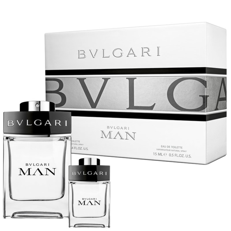 Conjunto Bvlgari Man Masculino - Eau de Toilette 100ml + Eau de Toilette 15ml