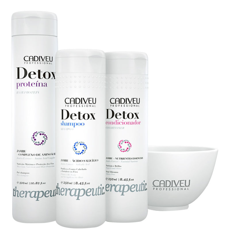 Cadiveu Professional Detox Home Care Kit (3 Produtos + Cumbuca)
