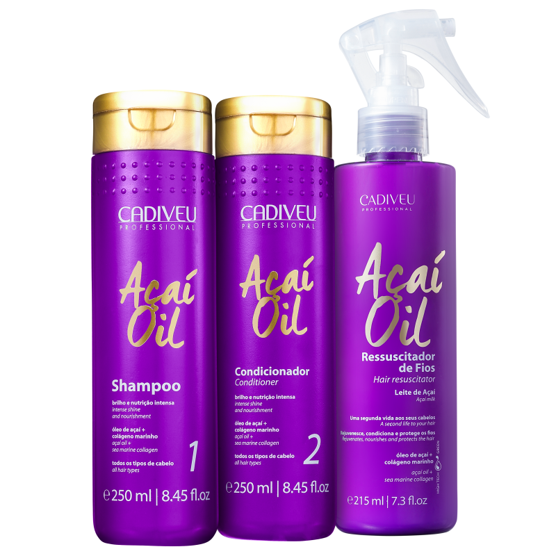 Cadiveu Professional Açaí Oil Proteção Triplo Kit (3 Produtos)