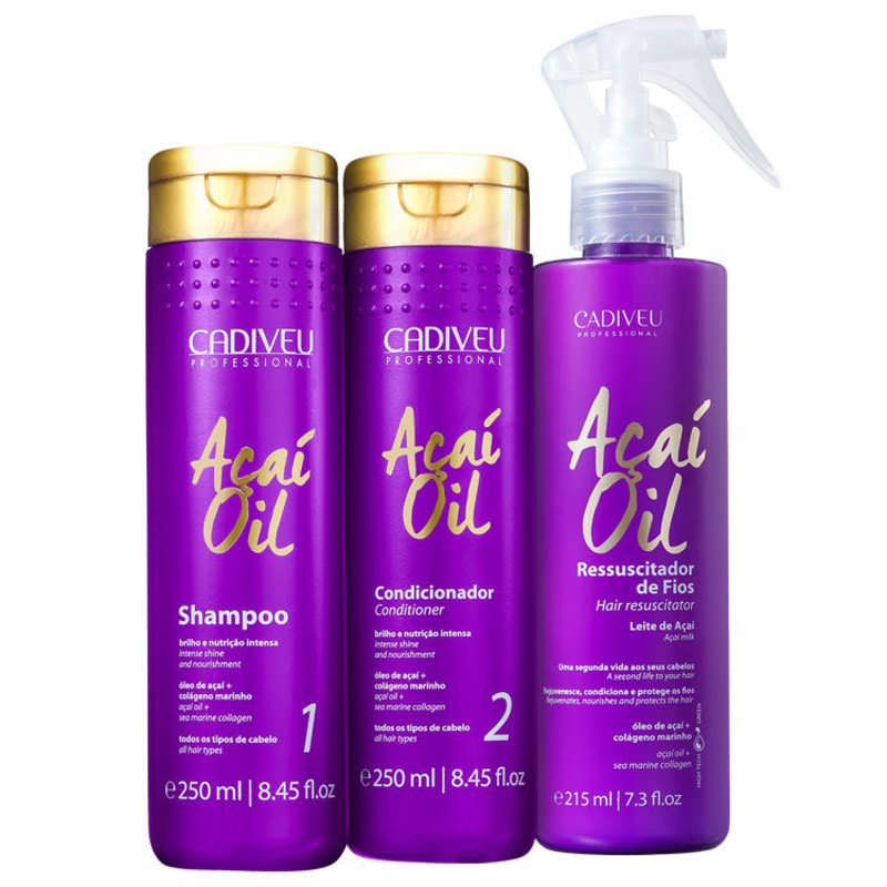 Cadiveu Professional Açaí Oil Proteção Triplo Kit (3 Produtos)