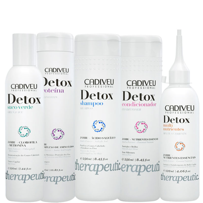 Cadiveu Professional Detox Therapeutic Care Kit (5 Produtos)