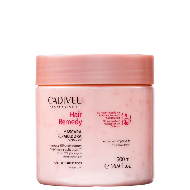 Cadiveu Professional Hair Remedy Reparadora - Máscara 500ml