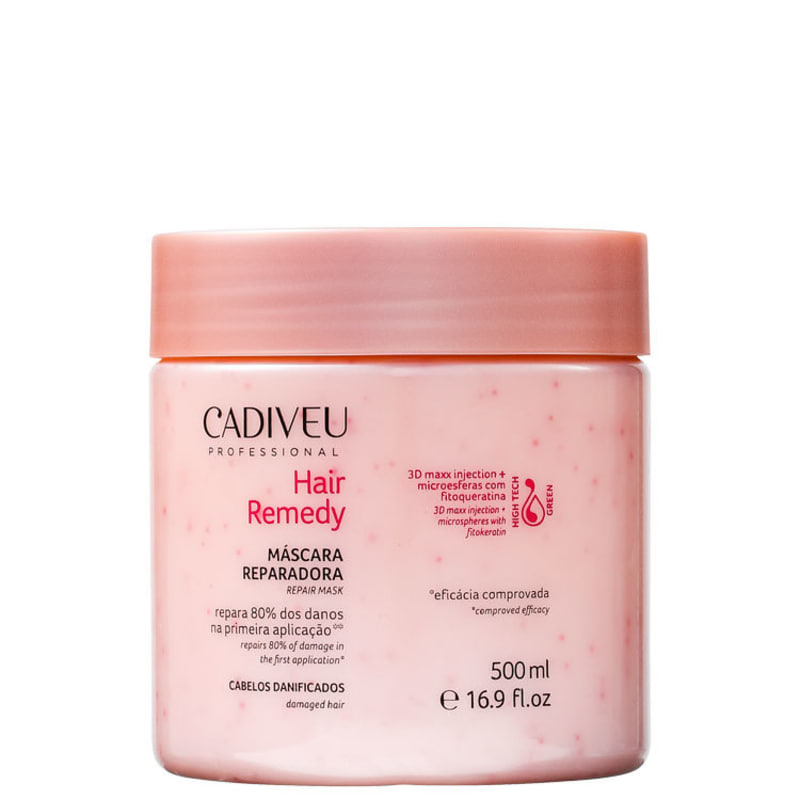 Cadiveu Professional Hair Remedy Reparadora - Máscara 500ml
