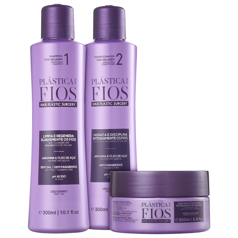 Cadiveu Professional Plástica dos Fios Trio Kit (3 Produtos)