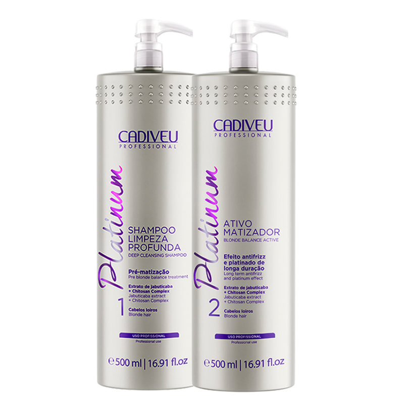 Cadiveu Professional Platinum Antifrizz Kit (2 Produtos)