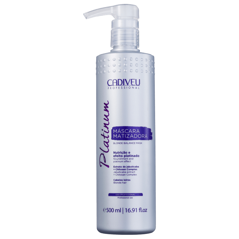 Cadiveu Professional Platinum - Máscara Matizadora 500ml