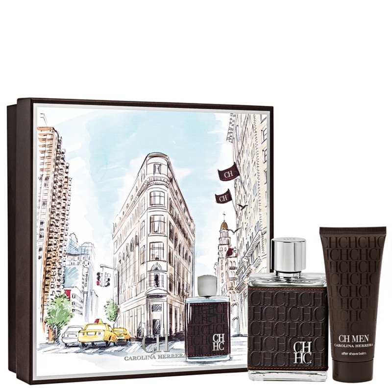 Conjunto CH Men Carolina Herrera Masculino - Eau de Toilette 100 + Pós-Barba 100ml