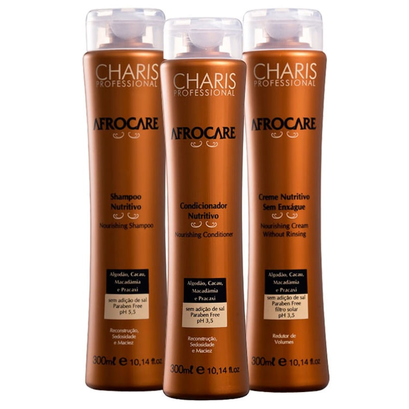 Charis Afrocare Finalização Nutritiva Kit (3 Produtos)