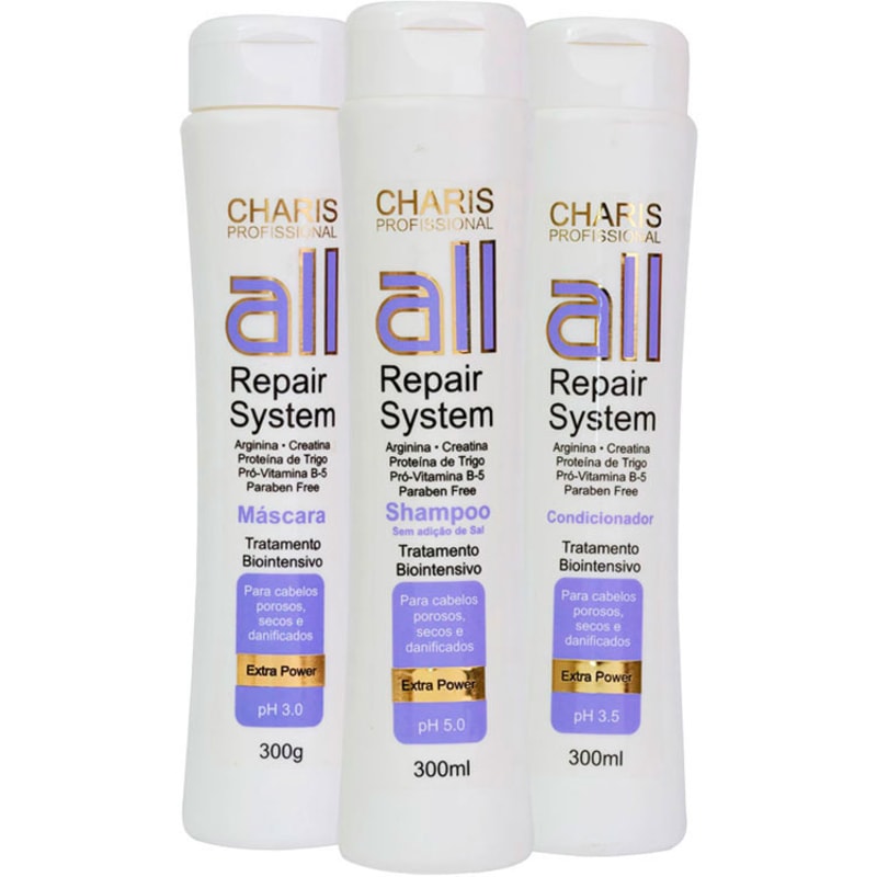 Charis All Repair System Kit (3 Produtos)