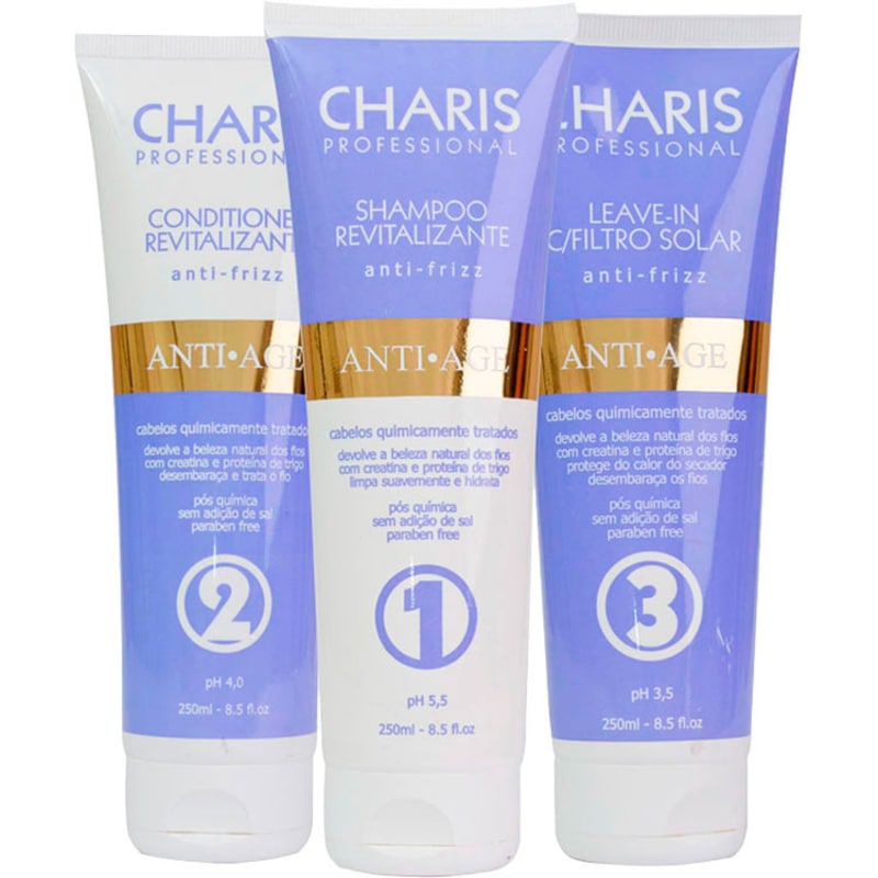 Charis Anti Age Kit (3 Produtos)