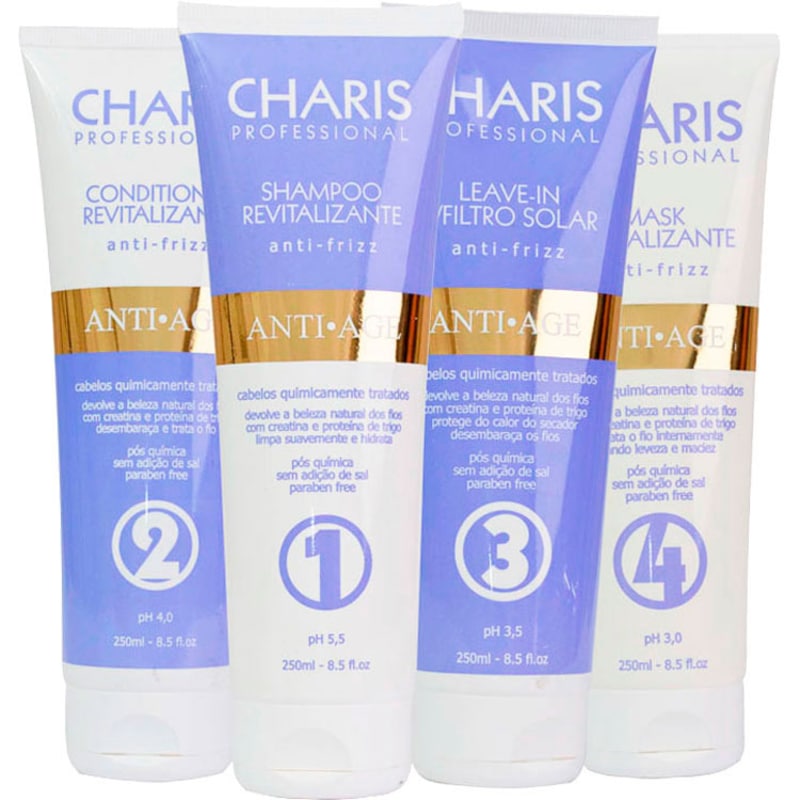 Charis Anti Age Kit Completo (4 Produtos)