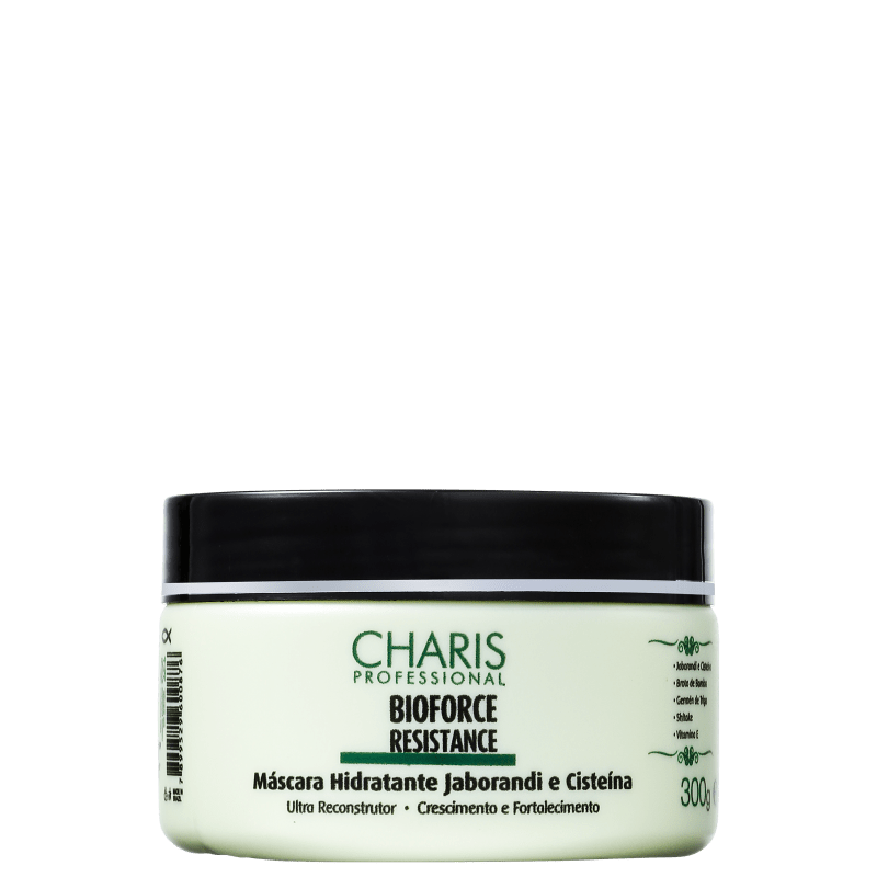 Charis Bioforce Resistance Máscara Hidratante Jaborandi e Cisteína - Máscara 300g