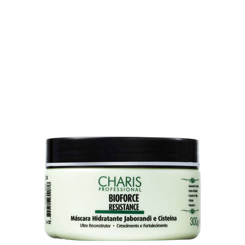 Charis Bioforce Resistance Máscara Hidratante Jaborandi e Cisteína - Máscara 300g