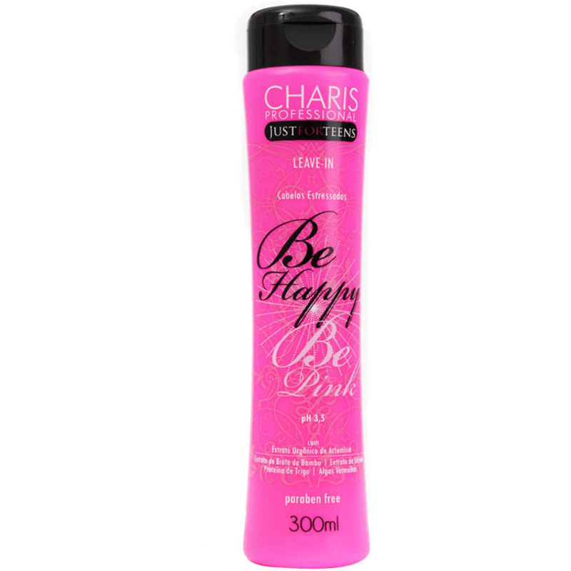 Charis Just for Teens Be Happy Be Pink Leave-In - Finalizador Leave-In 300ml