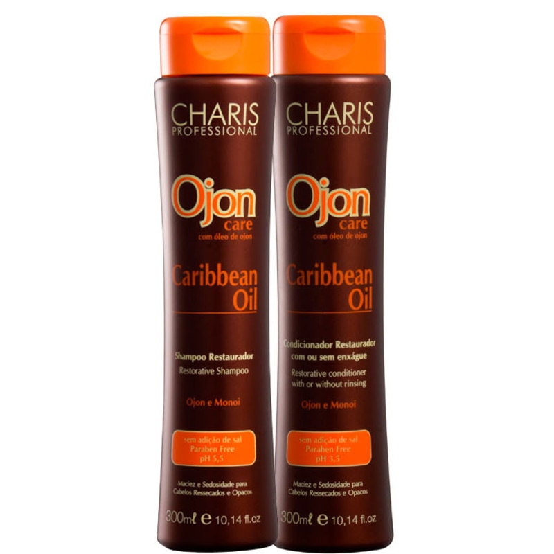 Charis Ojon Care Caribbean Oil Restaurador Duo Kit (2 Produtos)