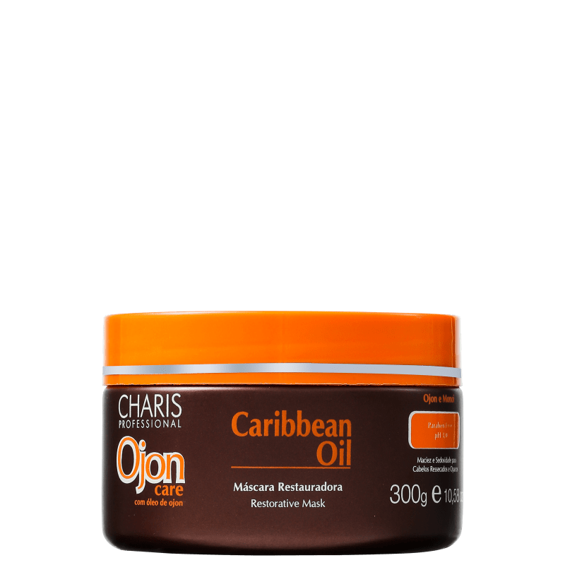Charis Ojon Care Caribbean Oil Restauradora - Máscara de Tratamento 300g