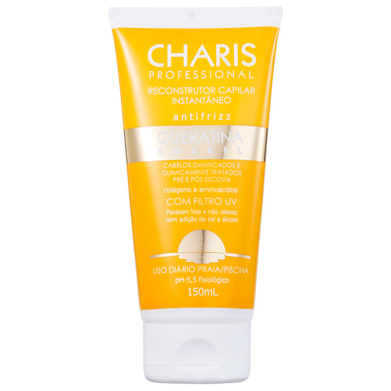 Charis Queratina Soleil Reconstrutor Capilar Instantâneo - Tratamento 150ml