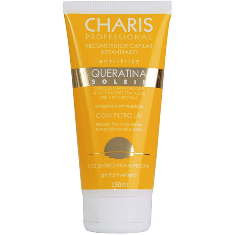 Charis Queratina Soleil Reconstrutor Capilar Instantâneo - Tratamento 150ml