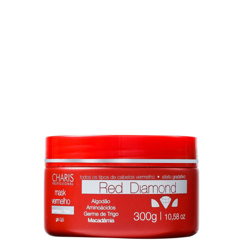 Charis Red Diamond Mask - Máscara de Tratamento 300g