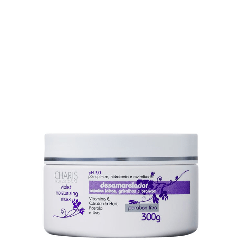 Charis Violet Moisturizing Mask - Máscara de Tratamento 300g