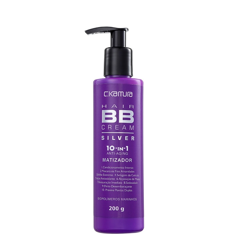 C.Kamura BB Cream Hair 10-In-1 Silver - Tratamento 200g