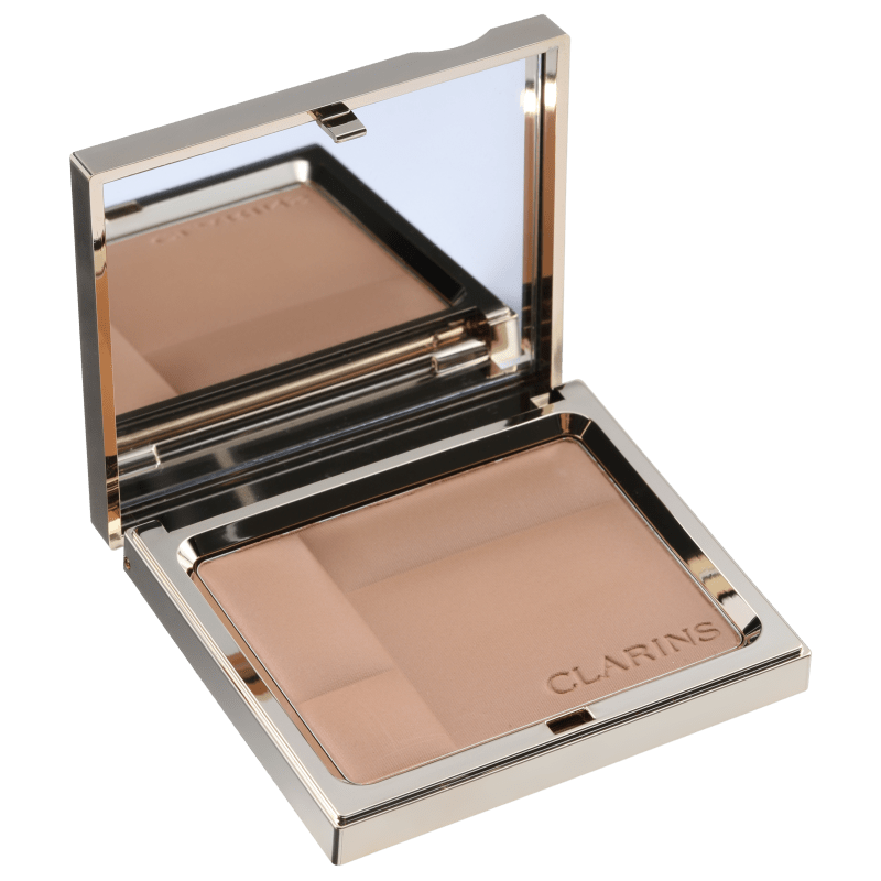 Clarins Ever Matte Shine Control Mineral Powder Compact 03 Transparent Warm - Pó Compacto Matte