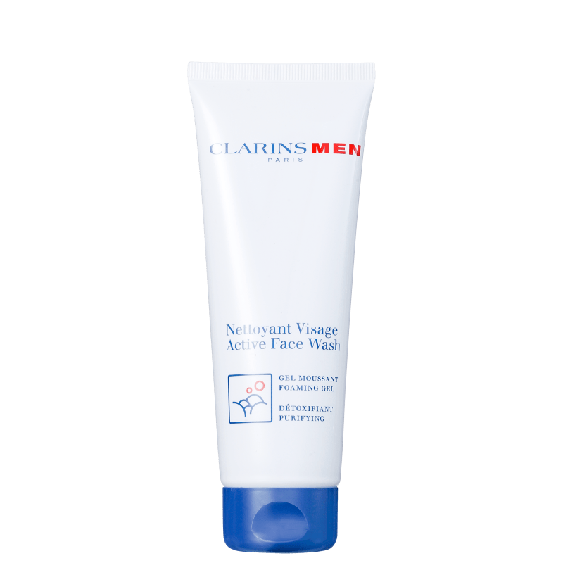 Clarins Men Active Face Wash - Espuma Esfoliante Facial 125ml