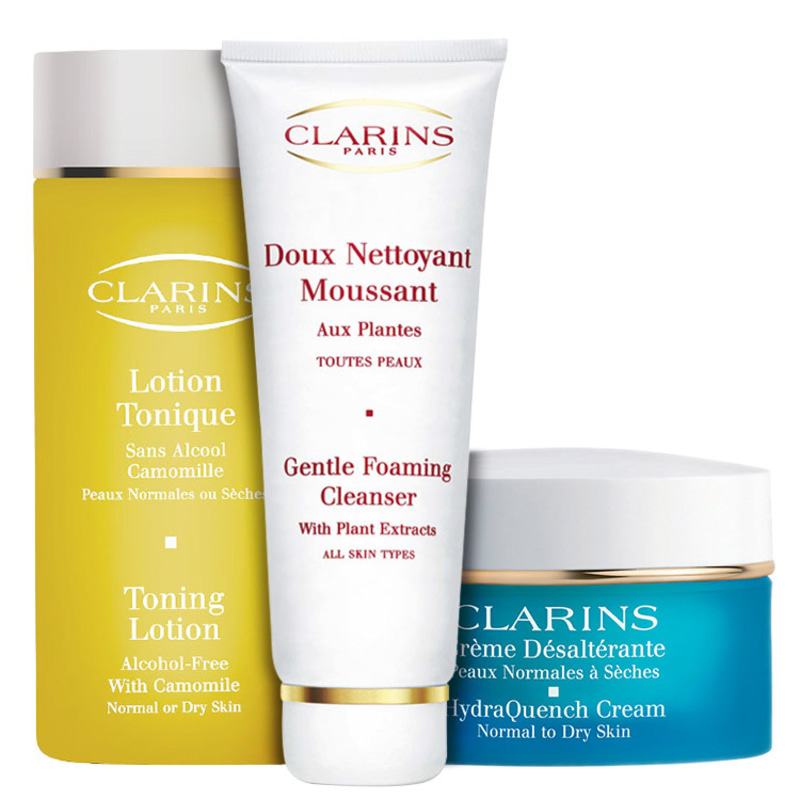 Clarins Nettoyant With Camomile Hydraquench Kit (3 Produtos)