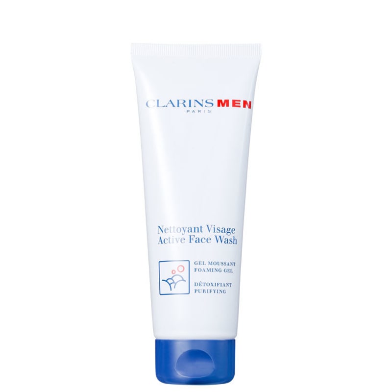 Clarinsmen Active Face Wash - Espuma de Limpeza Esfoliante 125ml