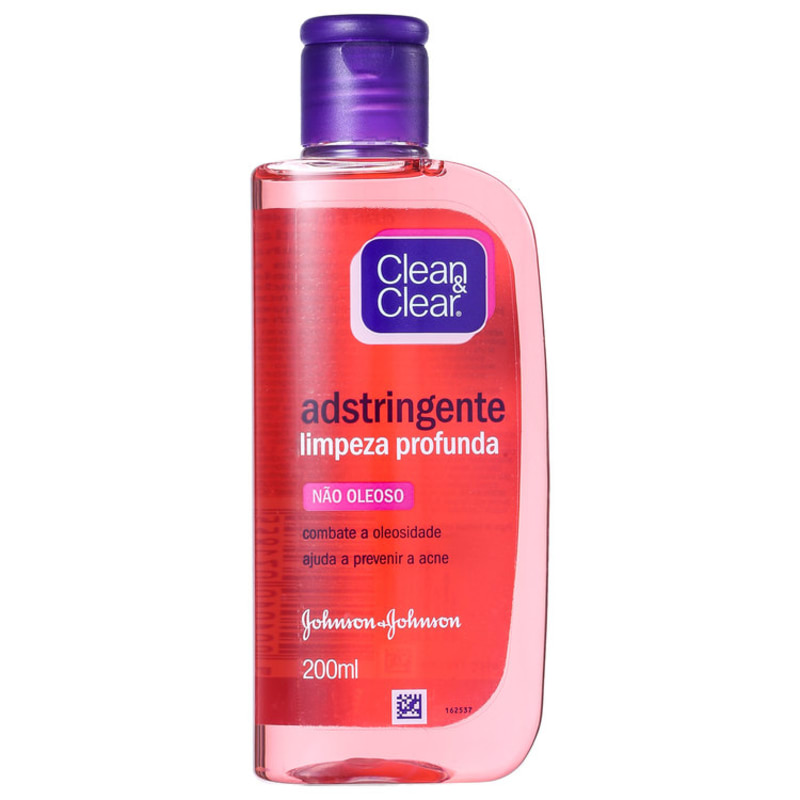 Clean & Clear Adstringente Limpeza Profunda - Adstringente Facial 200ml