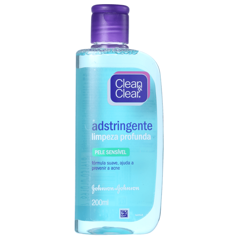 Clean & Clear Limpeza Profunda Pele Sensível - Adstringente Facial 200ml