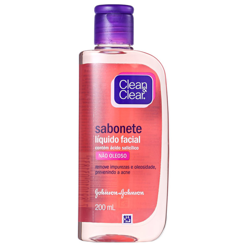 Clean & Clear Sabonete Líquido Facial Não Oleoso - Sabonete 200ml
