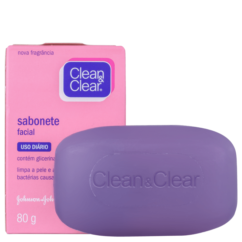 Clean & Clear Uso Diário - Sabonete em Barra Facial 80g