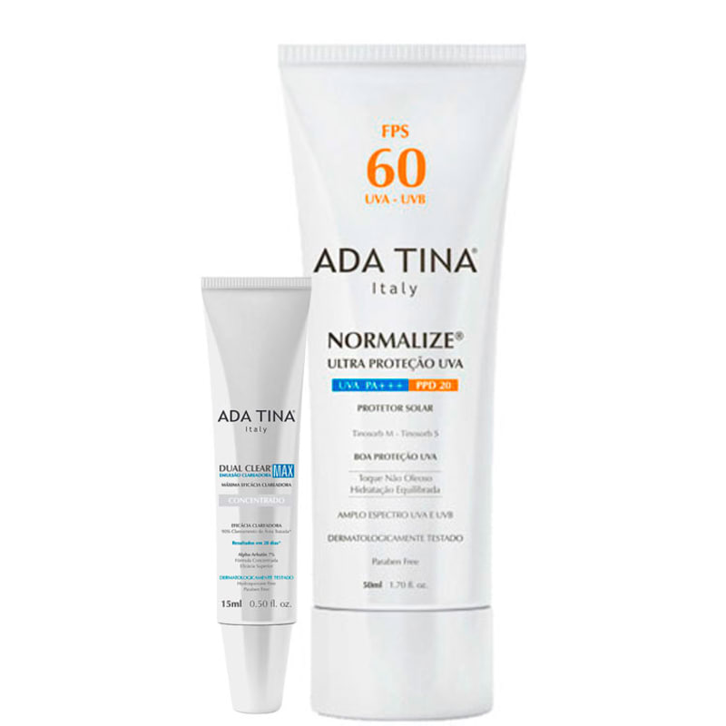 Ada Tina Clear Max Normalize Fps 60 Kit (2 Produtos)