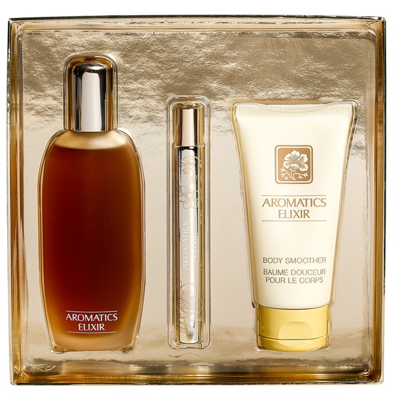 Conjunto Aromatics Elixir Riches Clinique Feminino - Eau de Parfum 100ml + Loção Corporal 75ml + Miniatura 10ml